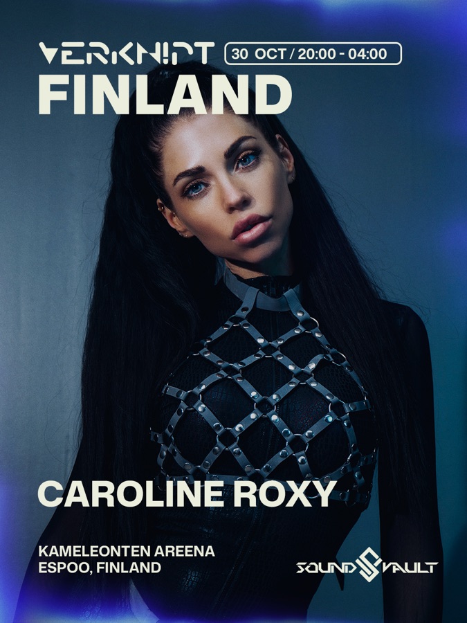 CAROLINE ROXY — official Verknipt Finland artist poster