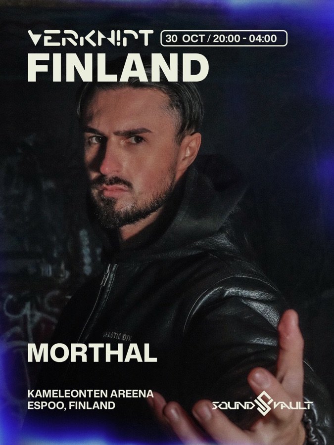 MORTHAL — official Verknipt Finland artist poster